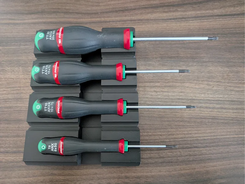 Gridfinity Facom Screwdriver Inserts