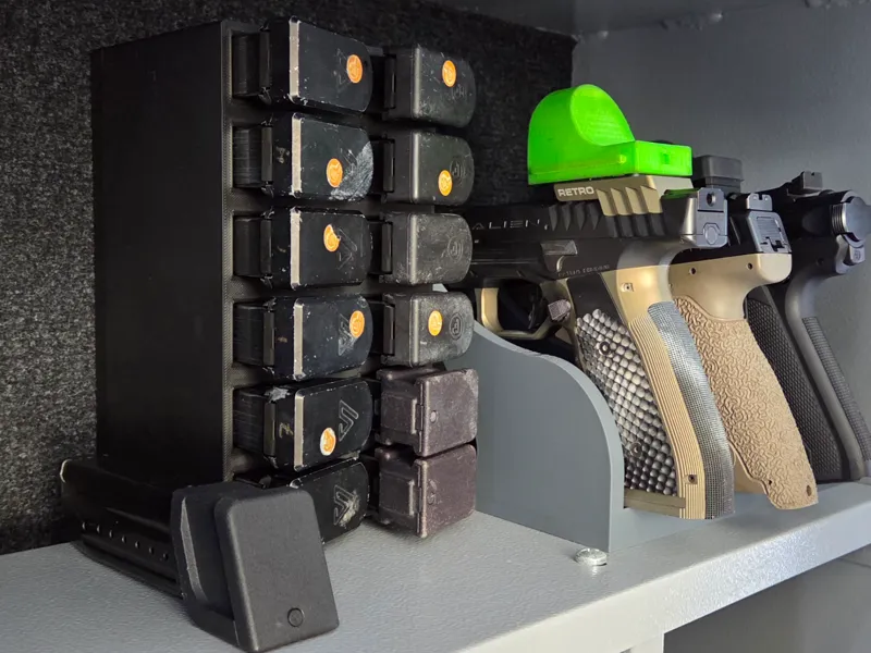 Pistol Magazine Rack 6*2
