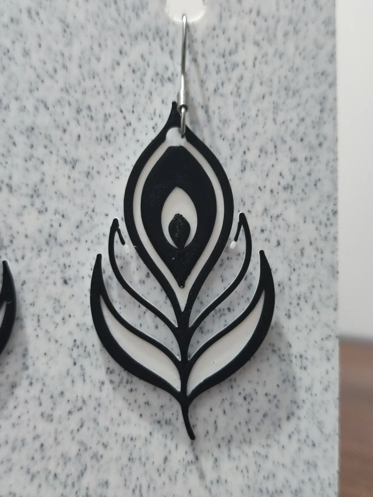 Aretes Aura Pluma view 4