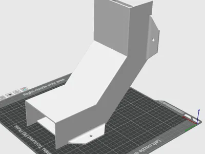 Corner piece for cable duct 100x60mm