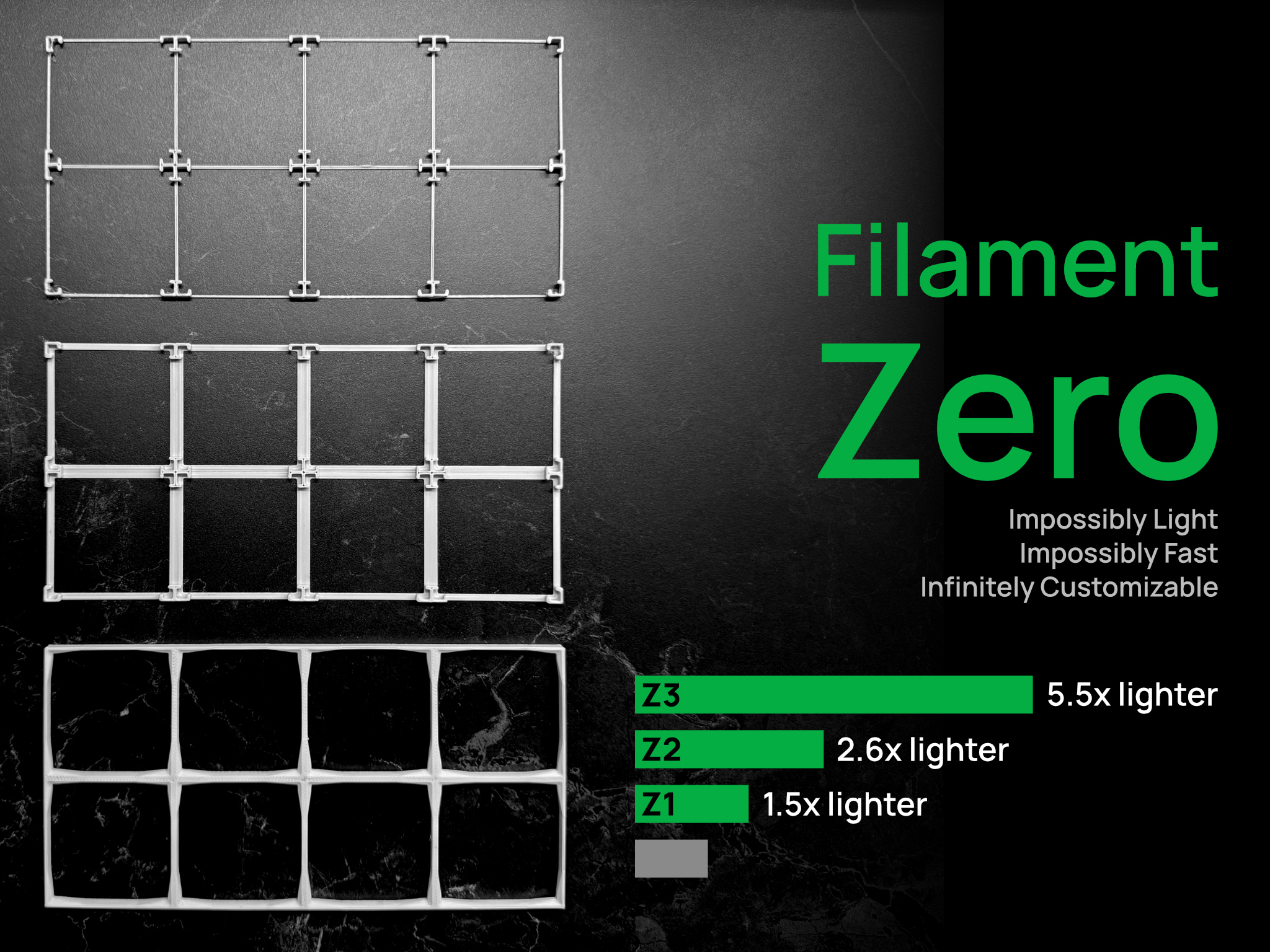 Miniatura 2 do modelo 3D Filament Zero Gridfinity Baseplates