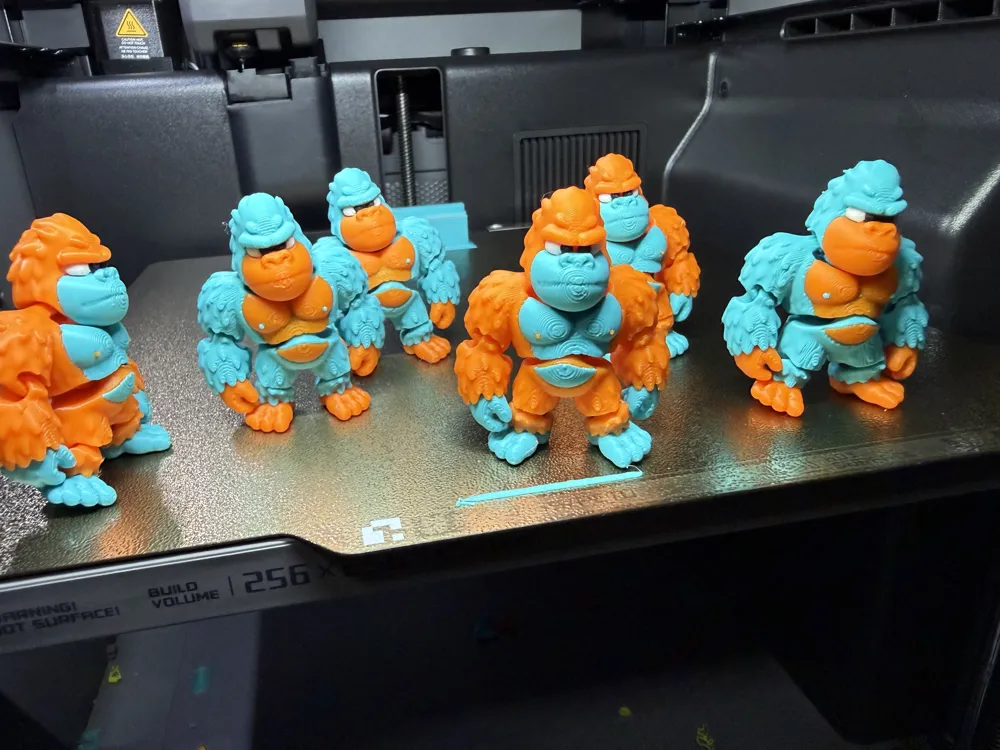 Flexi Mini Gorilla Figure - Miniatures - PLA - 3D printed product - фото 4