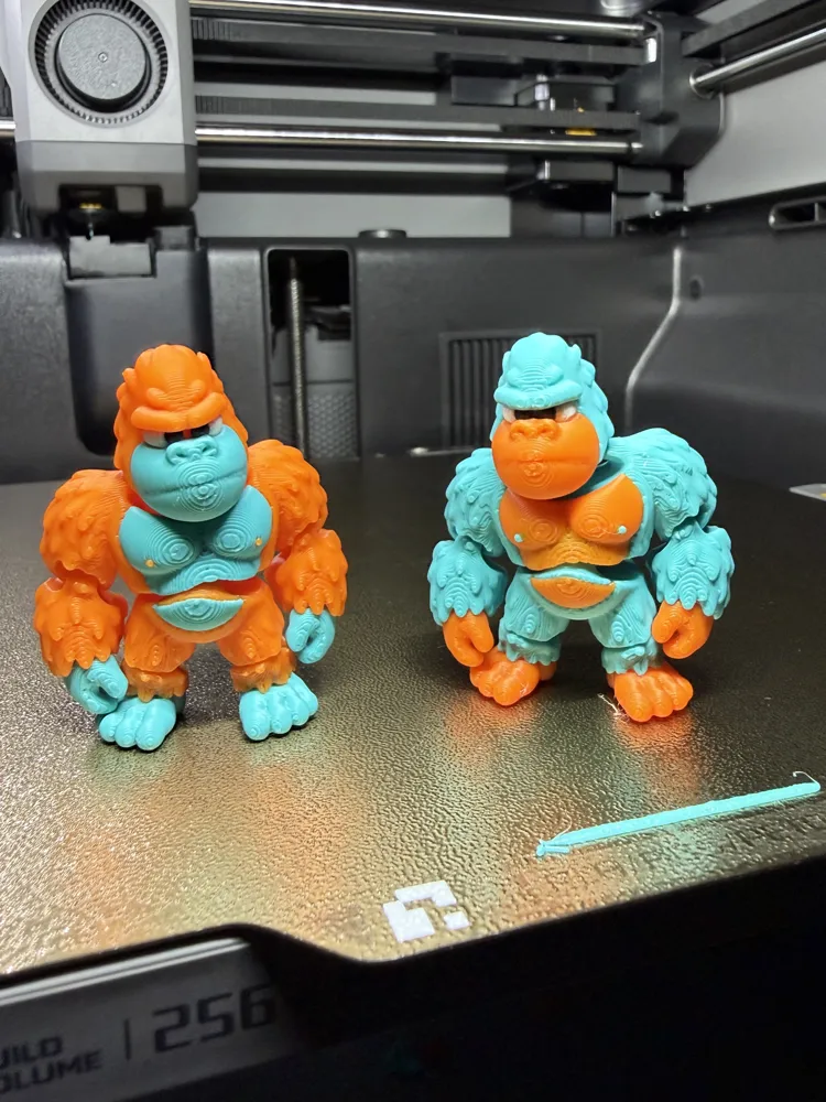 Flexi Mini Gorilla Figure - Miniatures - PLA - 3D printed product - фото 6