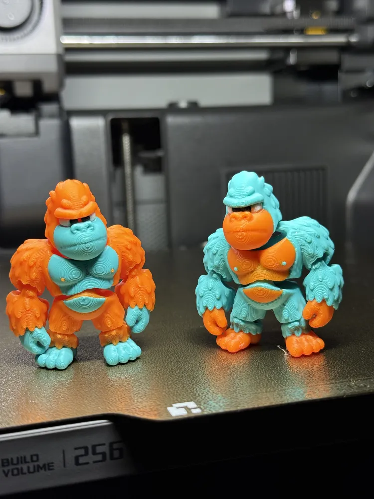 Flexi Mini Gorilla Figure - Miniatures - PLA - 3D printed product - фото 7