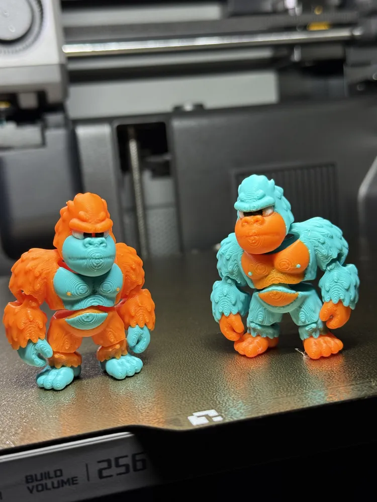 Flexi Mini Gorilla Figure - Miniatures - PLA - 3D printed product - фото 8