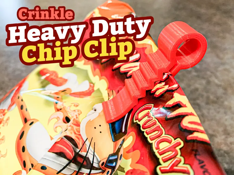 Crinkle - Reusable Chip Clip – Heavy Duty Clamp