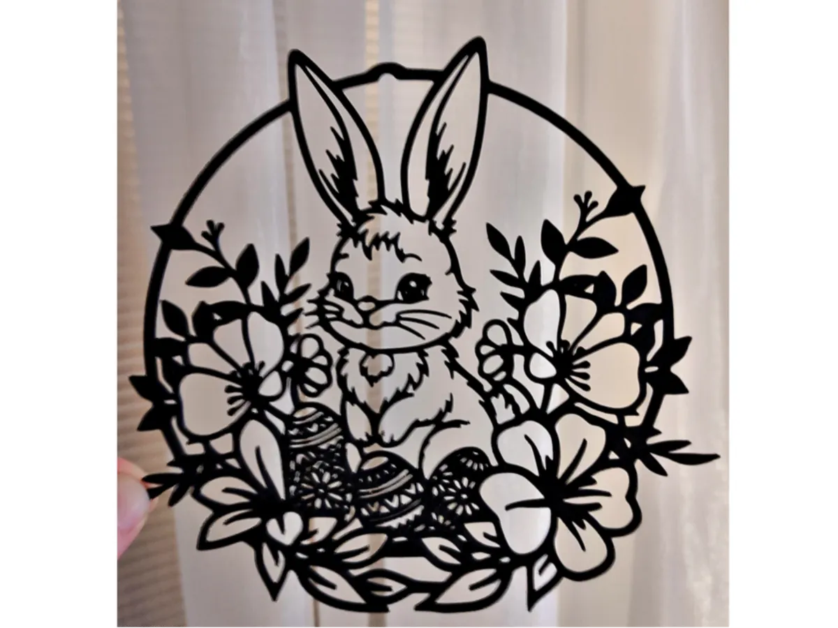 Easter 3D Decoration – Bunny 5 - Free 3D Print Model - MakerWorld