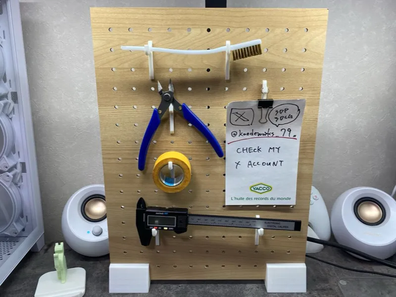 General punching board hook & tray &base