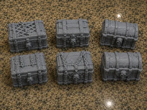 Modelo para impresión 3D: grimdark chests for midevil or scifi — referencia de MakerWorld