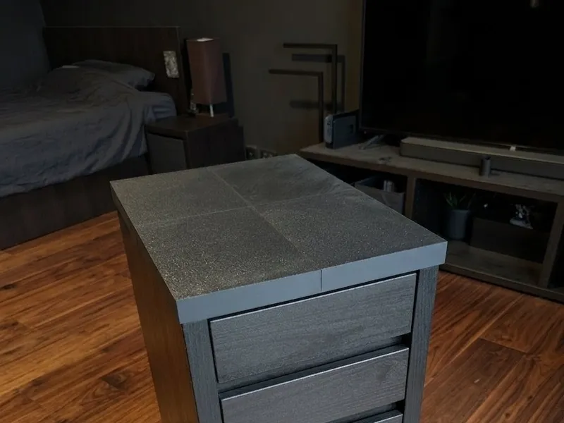 Ikea Micke custom top  surface