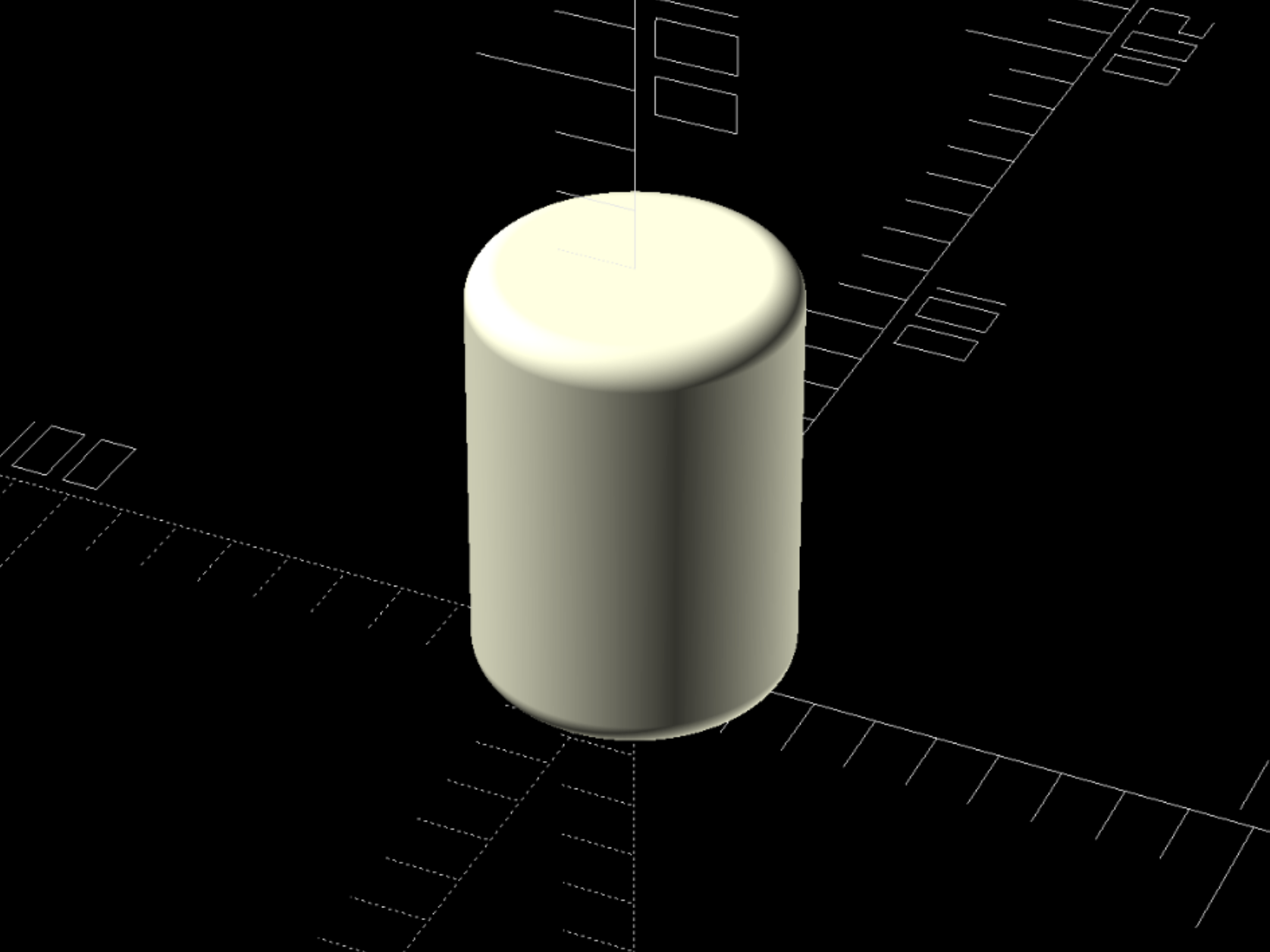 <BSG> ROUNDED CYLINDER
