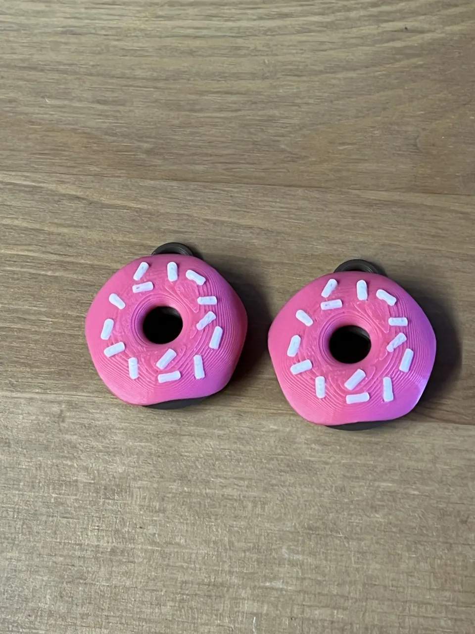 doughnut earrings view 2