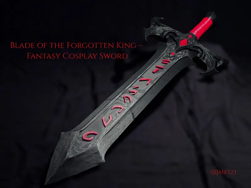 Blade of the Forgotten King-Fantasy Cosplay Sword