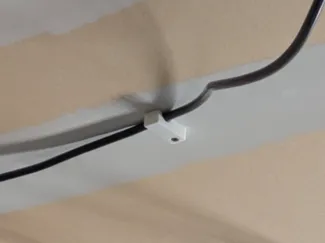 extension cord non pinch ceiling clamp