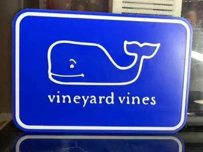 VINEYARD VINES SMALL SIGN FOR FRIDGE/DESK