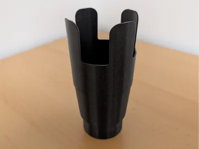 Car cup holder adapter (e.g. for Air-Up bottles)
