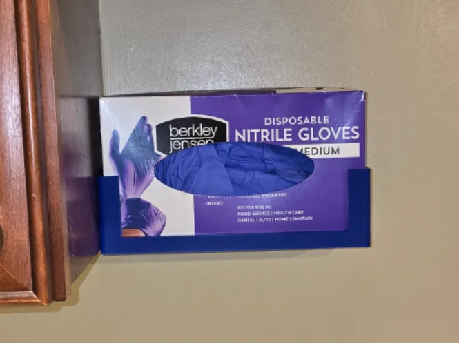 Wall Mountable Nitrile Glove Box Holder