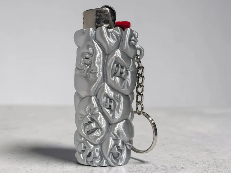 Baby Face Bic Lighter Case