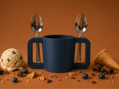 Ice Cream Holder (Ben & Jerry's) V2