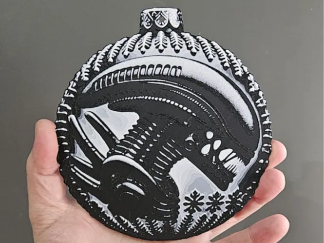 Alien Sphere bauble / ornament