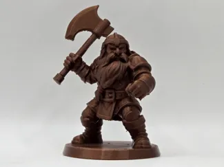Copper-Clad Warrior Miniature