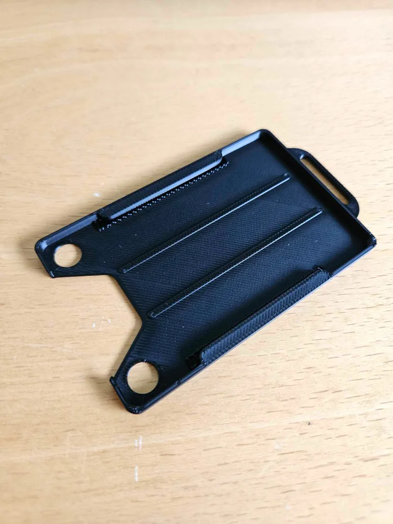 Keycard holder - closed back