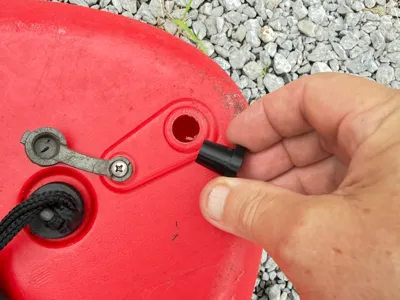 Kayak Front Drain Plug - Lifetime Hydros Kayak 