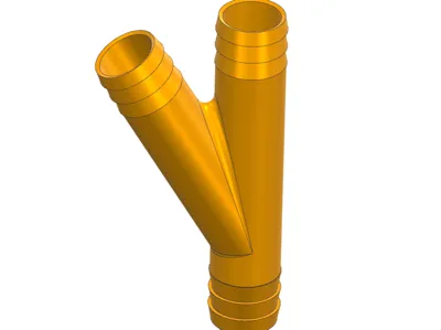 16mm tube Y connector