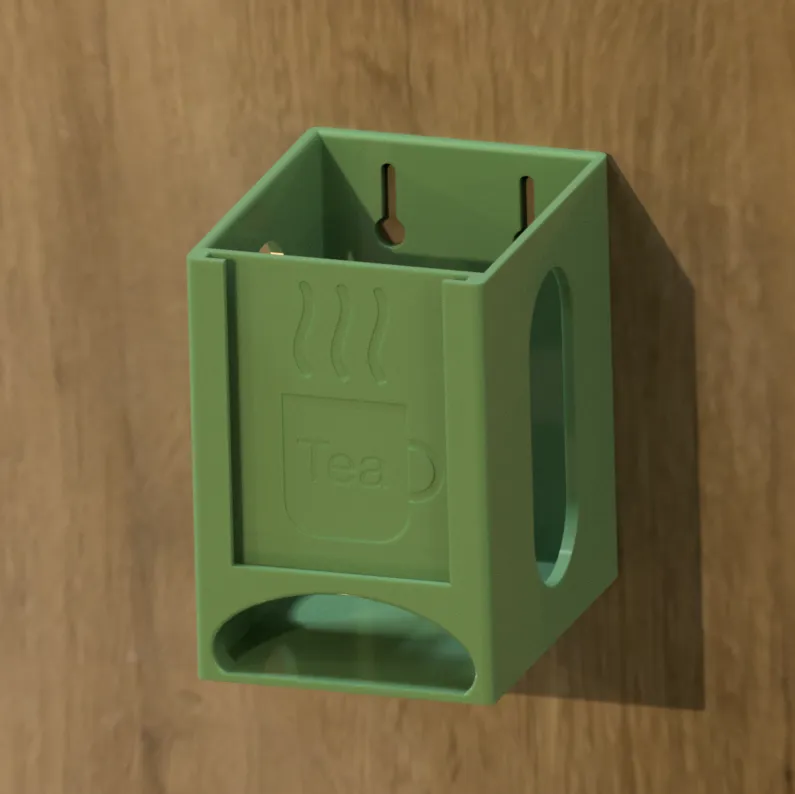 Distributeur de sachets de thé (fixation à vis)