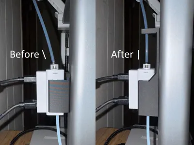 A1 AMS Hub Left Upper Bracket with PTFE Guide