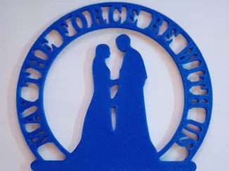 Wedding cake topper Stars Wars