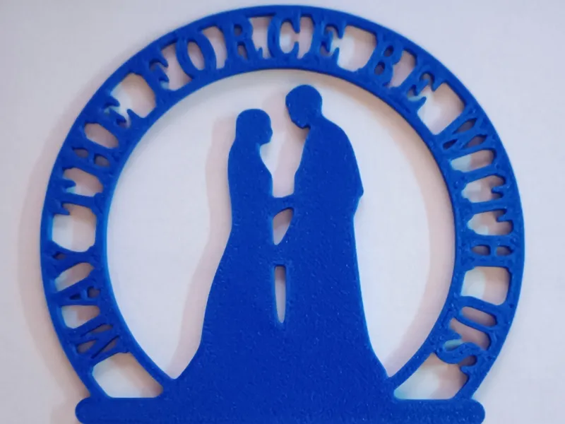 Wedding cake topper Stars Wars