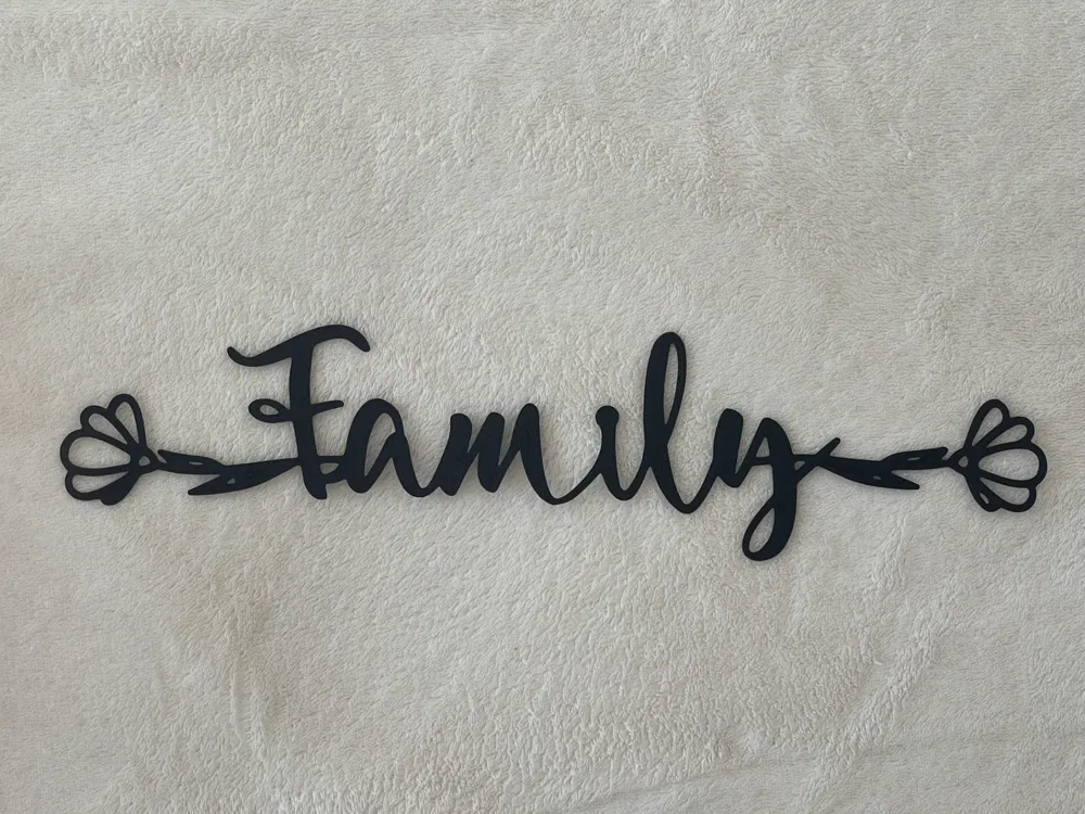 Family Lettering by networkstudent - MakerWorld