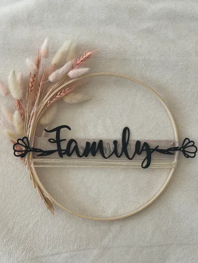 Family Lettering by networkstudent - MakerWorld