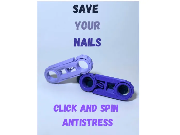 Save your nails - clicking antistress