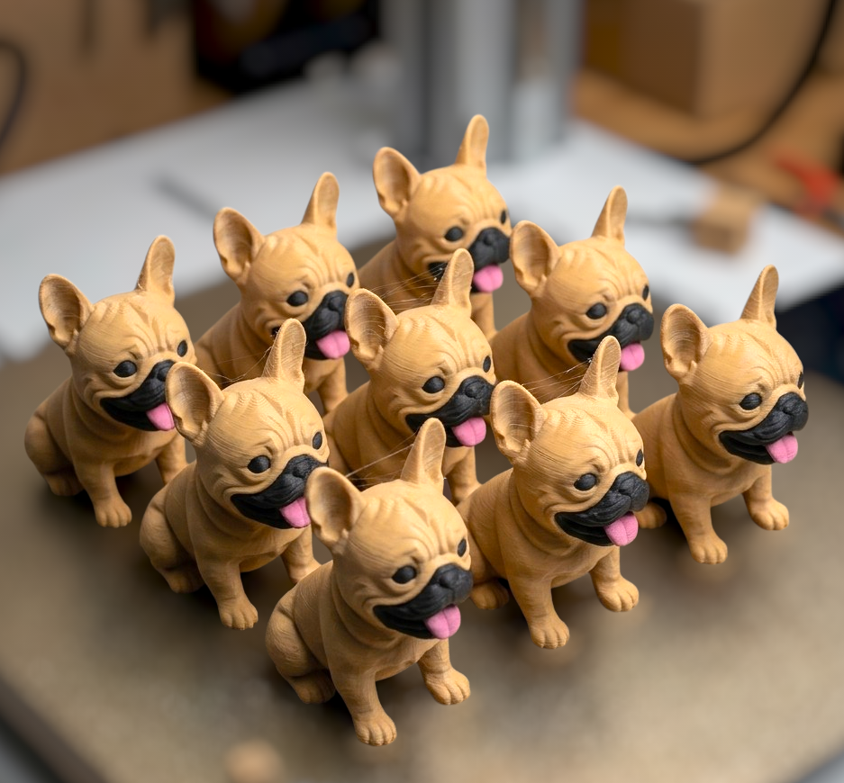 Miniatura 1 do modelo 3D Frenchie Keychain