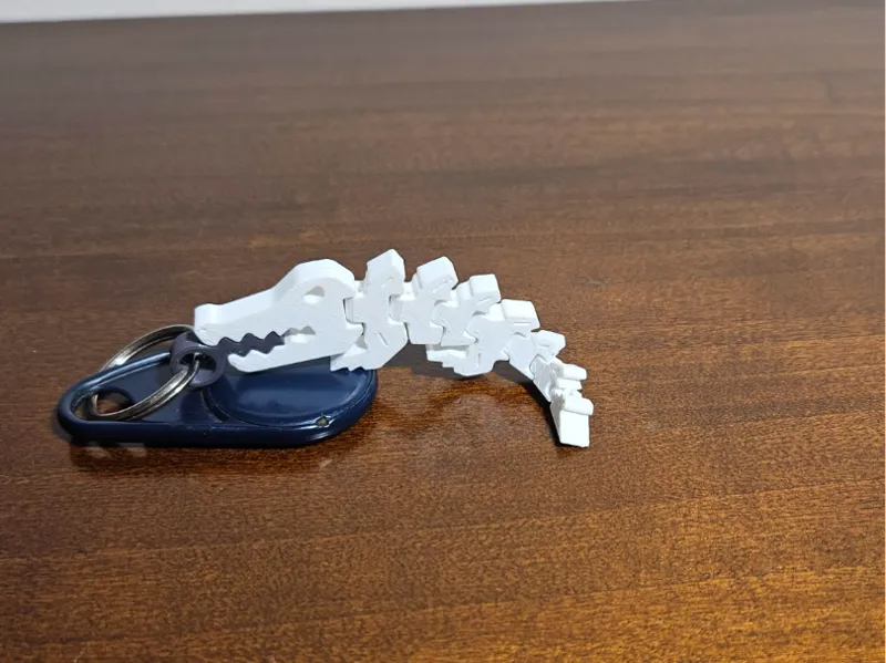 Angry Croco Keychain