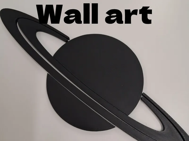 Saturn wall art. Small version