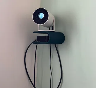 over engineered shelf for projector