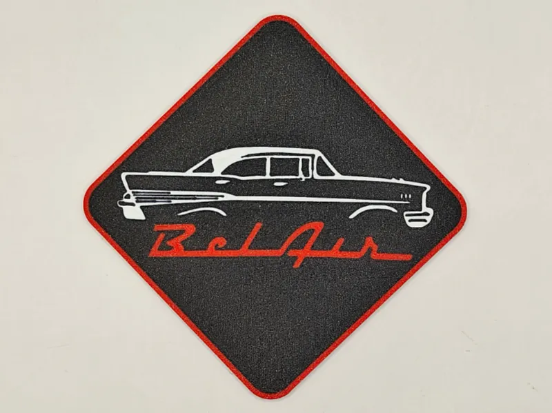 1957 Belair Silhouette coasters
