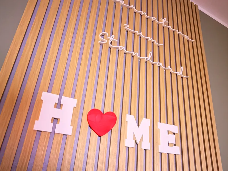 HOME Zeichen für Akustik Panel