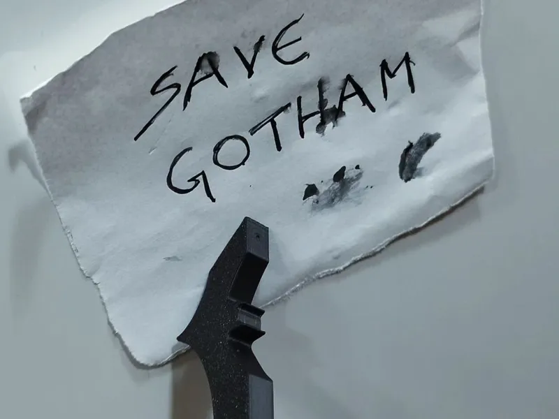 Batarang fridge magnet