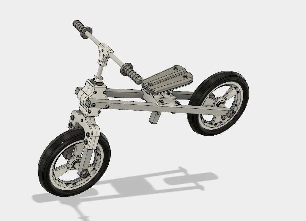 Printed balance bike for 2yo (draisienne) (Dandy horse) by bounetphoto ...