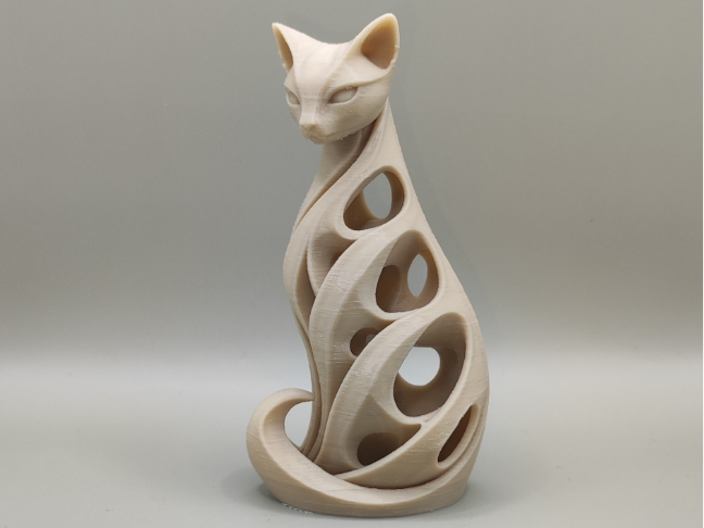 Abstract Cat Sculpture