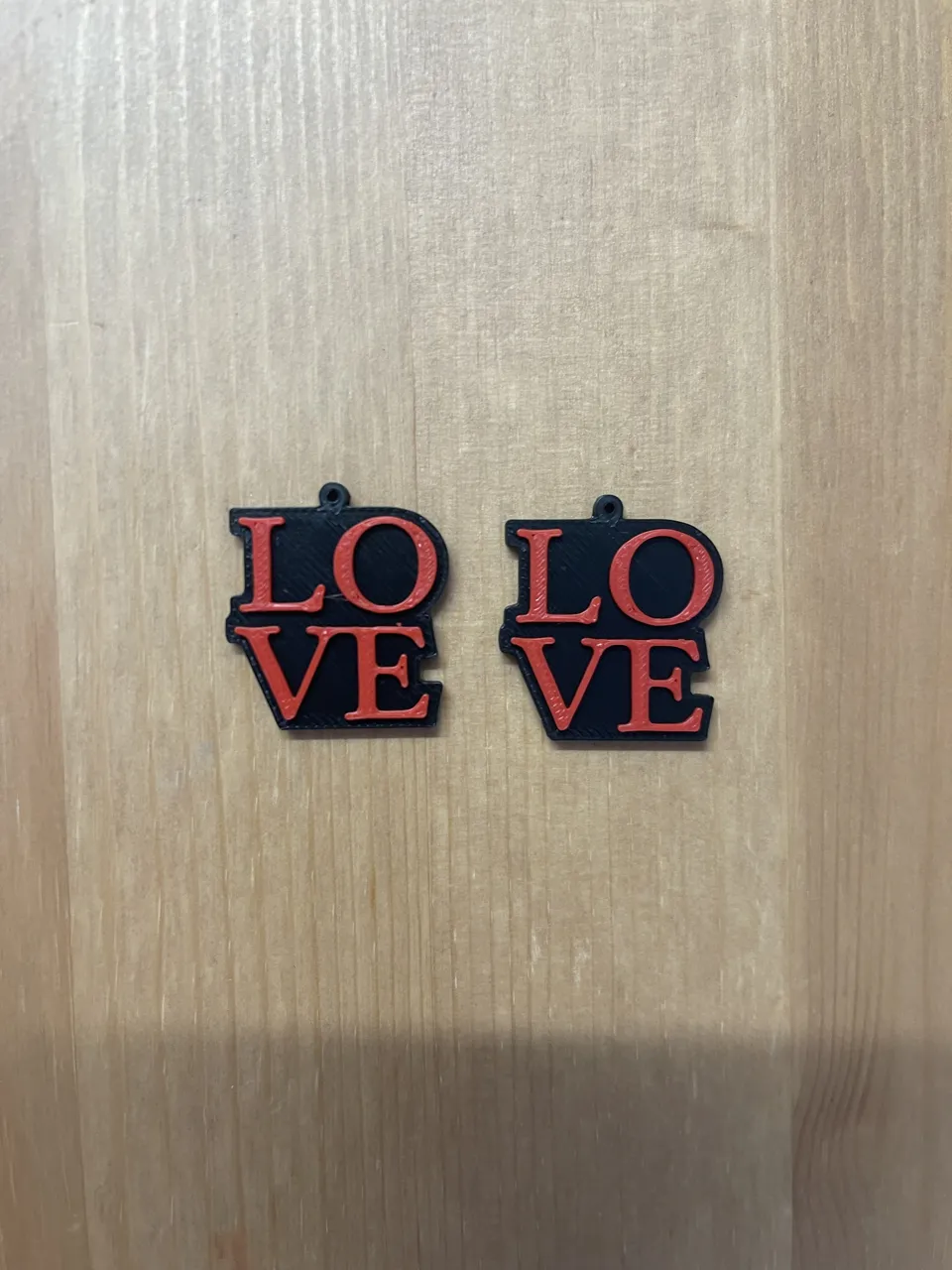love earrings view 2