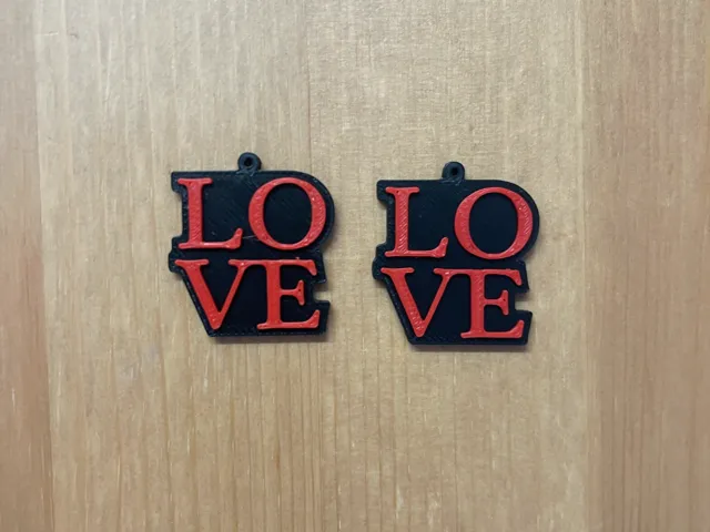 love earrings