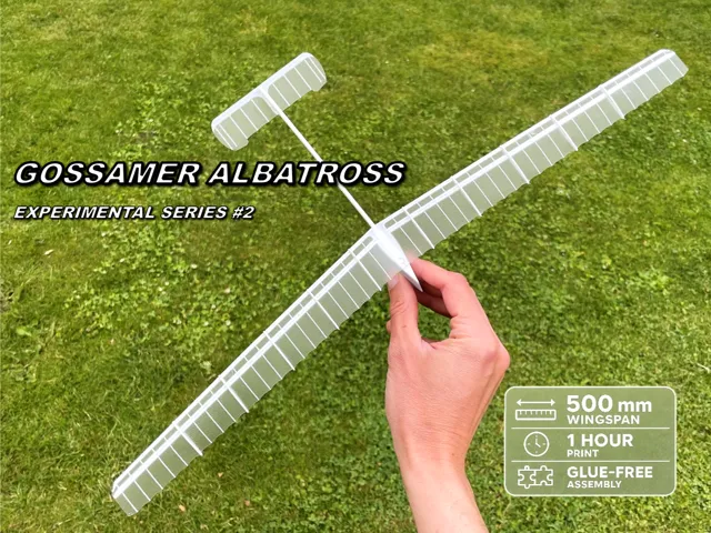 Gossamer Albatross | 500mm Ultralight Glider