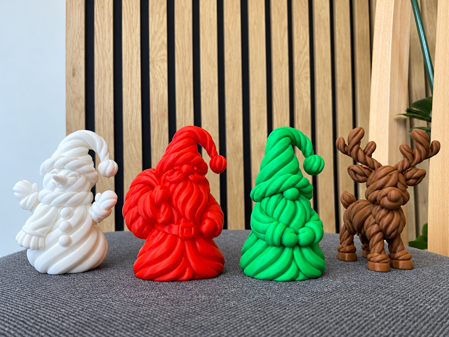 Christmas Ornaments Twisted Rope Style - 1