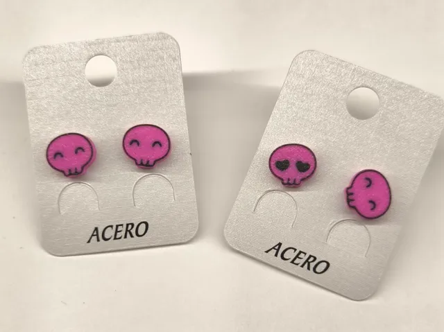 Pendiente Boton Calaveras