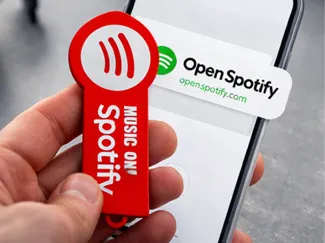 Spotify NFC-Tag Schlüsselanhänger 